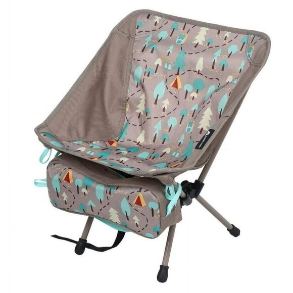 Ozark Trail Compact Backpacking Chair Kids Grey 200 lbs Steel Frame Strong - Picture 1 of 8
